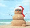 Dekorszalvéta - Beach Snowman