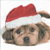 Dekorszalvéta - Santa Dog