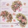 Dekorszalvéta - Hydrangea Flowers