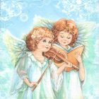 Dekorszalvéta - Two Angels Singing & Playing