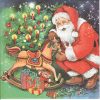 Dekorszalvéta - Santa Talking With Presents
