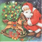 Dekorszalvéta - Santa Talking With Presents