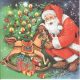 Dekorszalvéta - Santa Talking With Presents