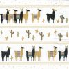 Dekorszalvéta - Trendy Black and Gold Lamas