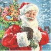 Dekorszalvéta - Happy Santa Claus