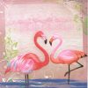 Dekorszalvéta - Pair of Flamingos