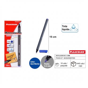 Plascolor Akvarell toll Tengerkék 0.4 mm