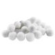 Pompon Fehér 15 mm 50 db/cs