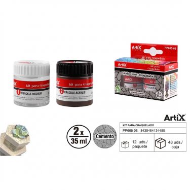 Artix Repesztőlakk készlet Cementszürke 2x35 ml PP665-08