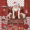 Dekorszalvéta - Santa Merry Christmas