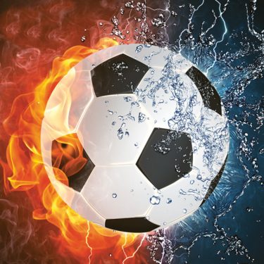 Dekorszalvéta - Football on Fire and Water