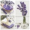 Dekorszalvéta - Lavender Spa Squares