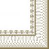 Dekorszalvéta - Gold Graphic Frame