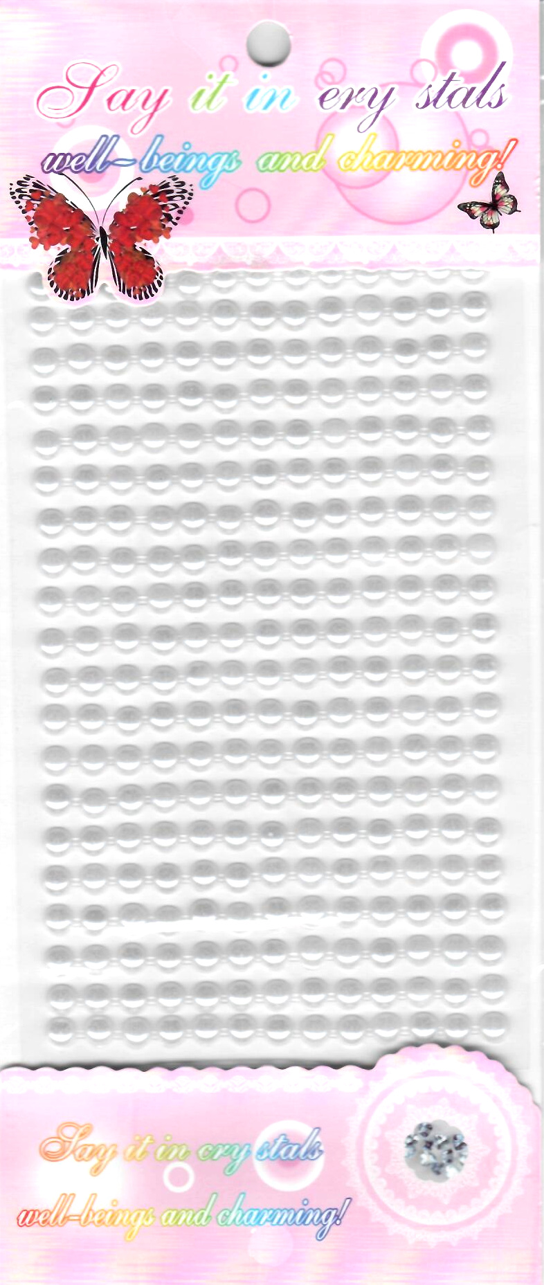 Kövek, flitterek