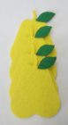 Filcfigura Körte 6x4,7 cm 4 db/cs