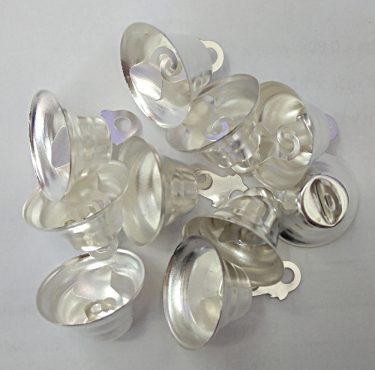 Harang ezüst 2x1,7 cm 10db/cs
