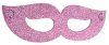 Dekorgumi álarc - Csillámos pink 2 db/cs