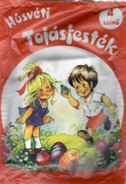 Tojásfesték, négyszínű