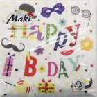 Dekorszalvéta - Happy B.Day