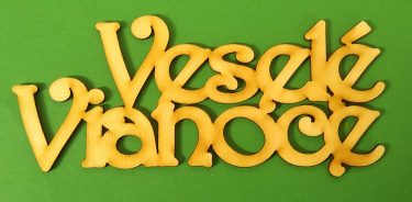 Fafelirat (szlovák nyelvű) - Veselé Vianoce (boldog karácsonyt) - 1 db/cs