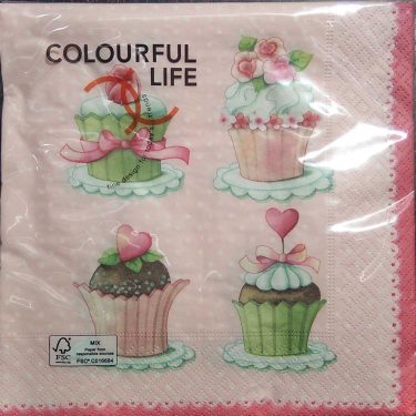 Dekorszalvéta - Lovely Cupcakes 2.