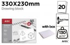 Artix rajztömb (kerettel) - 33x23 cm - 135 g/m² - 20 lap - PB322