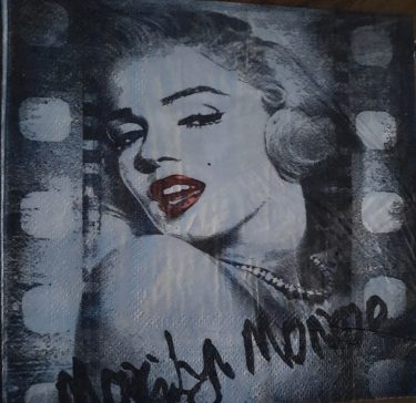 Dekorszalvéta - Marilyn Monroe
