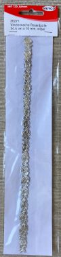 Meyco 36271 Rózsaszegély viasz díszítéséhez - ezüst 245x10 mm 1 db