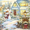 Dekorszalvéta - Christmas Evening