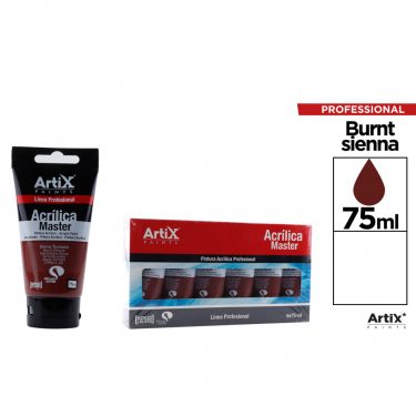 Artix Master Akrilfesték Burnt Sienna 75 ml PP641-45